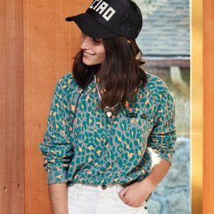 8/25 LAST DAY📦 Clare V Neon Jag with Eyes Sweatshirt